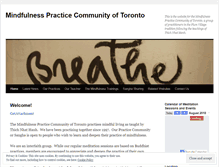 Tablet Screenshot of mindfulnesspracticecommunity.org